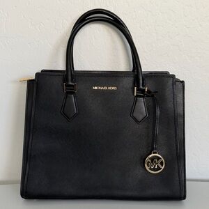 Michael Kors Hope Large Leather Satchel